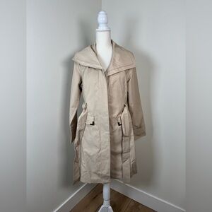 Jones New York‎ Women's Belted Trench Coat Size Medium
